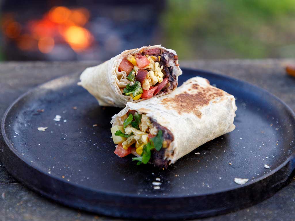 Camping Breakfast Burritos 