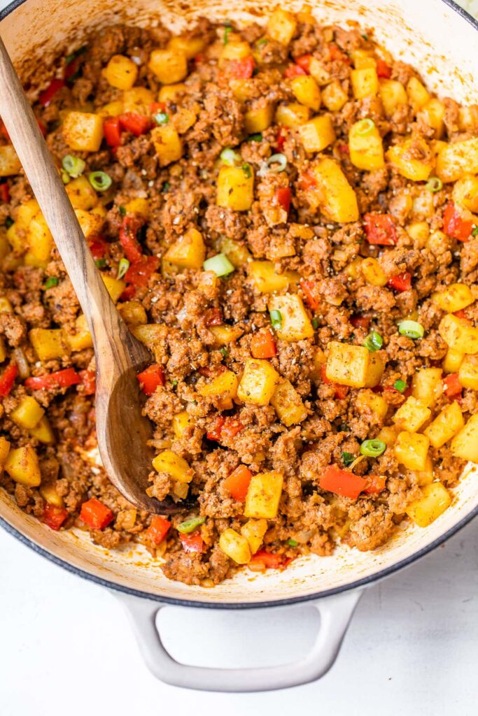 Ground Beef and Potatoes {Easy Ground Beef Dinner} 